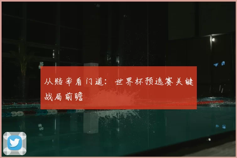 从赔率看门道：世界杯预选赛关键战局前瞻